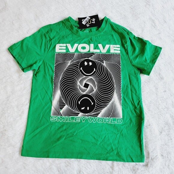 Art Class Boys' Evolve Smiley Short Sleeve T-Shirt (Large) 4KIDL-S - Picture 2 of 4